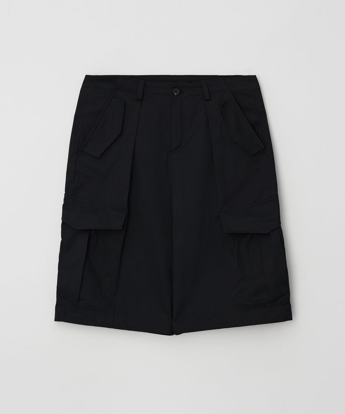 Crove Cargo Semi Bermuda Shorts Black - detail 1