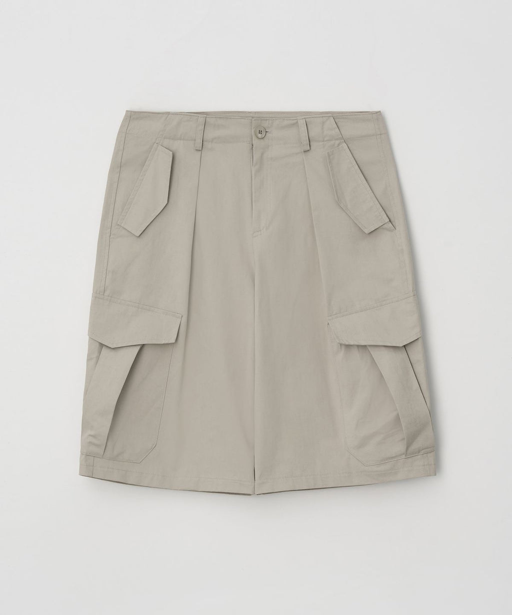 Crove Cargo Semi Bermuda Shorts Beige - detail 1