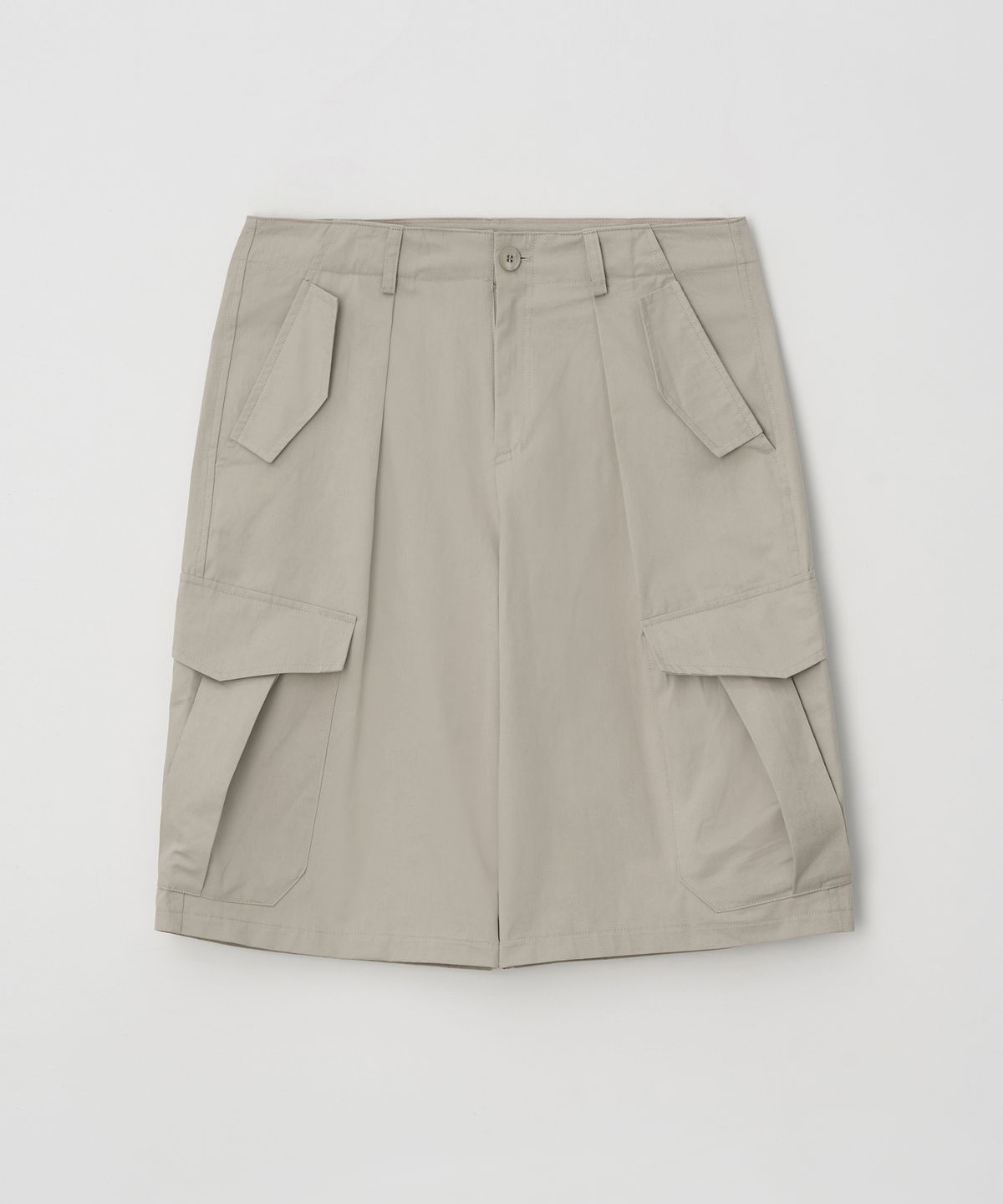 Crove Cargo Semi Bermuda Shorts Beige - detail 1