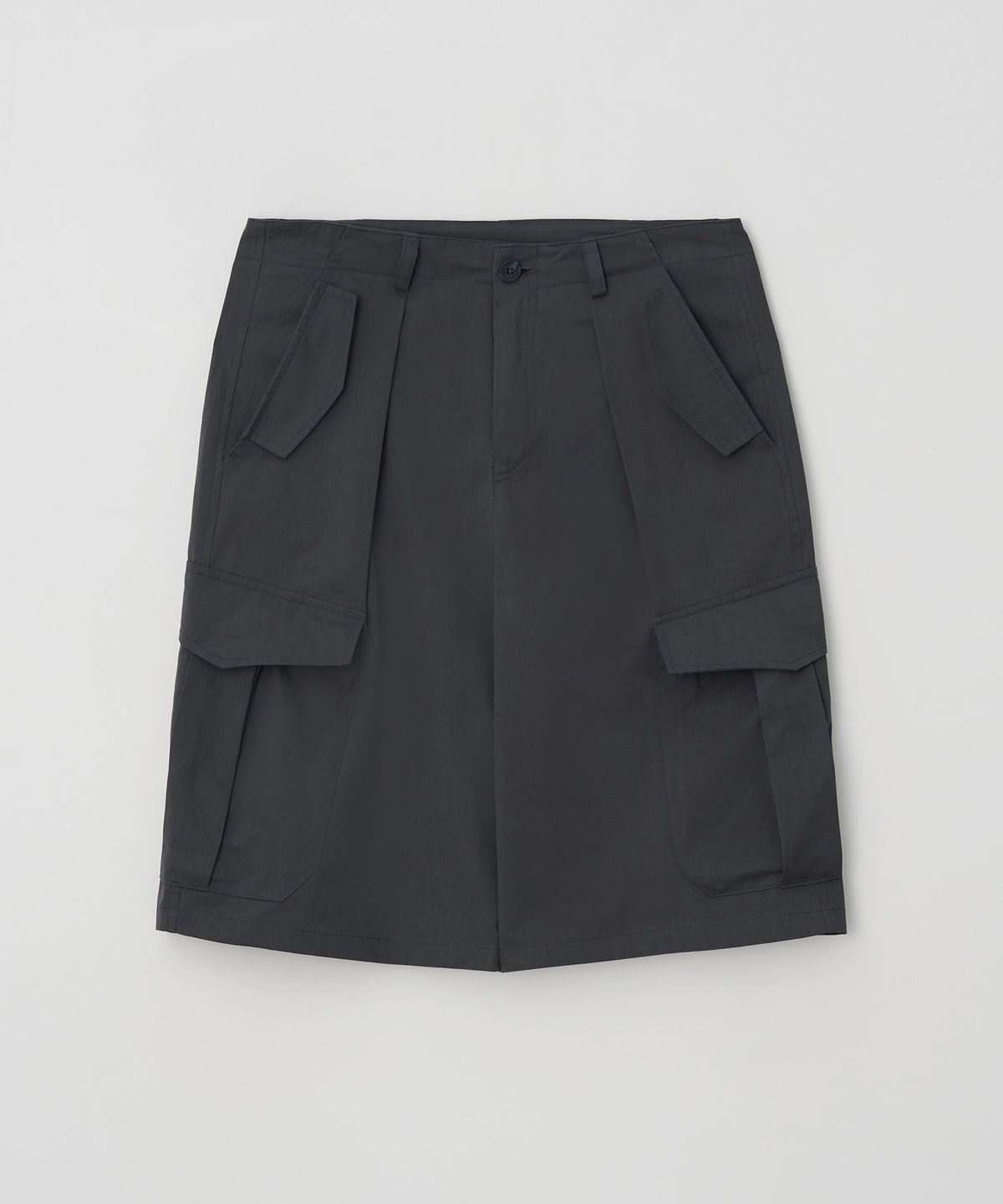 Crove Cargo Semi Bermuda Shorts Charcoal - detail 1